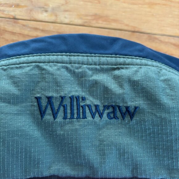 VTG COLUMBIA Ski Jacket Womens L Color Block Williwaw 90s Nylon Parka Blue Pink - Picture 5 of 11